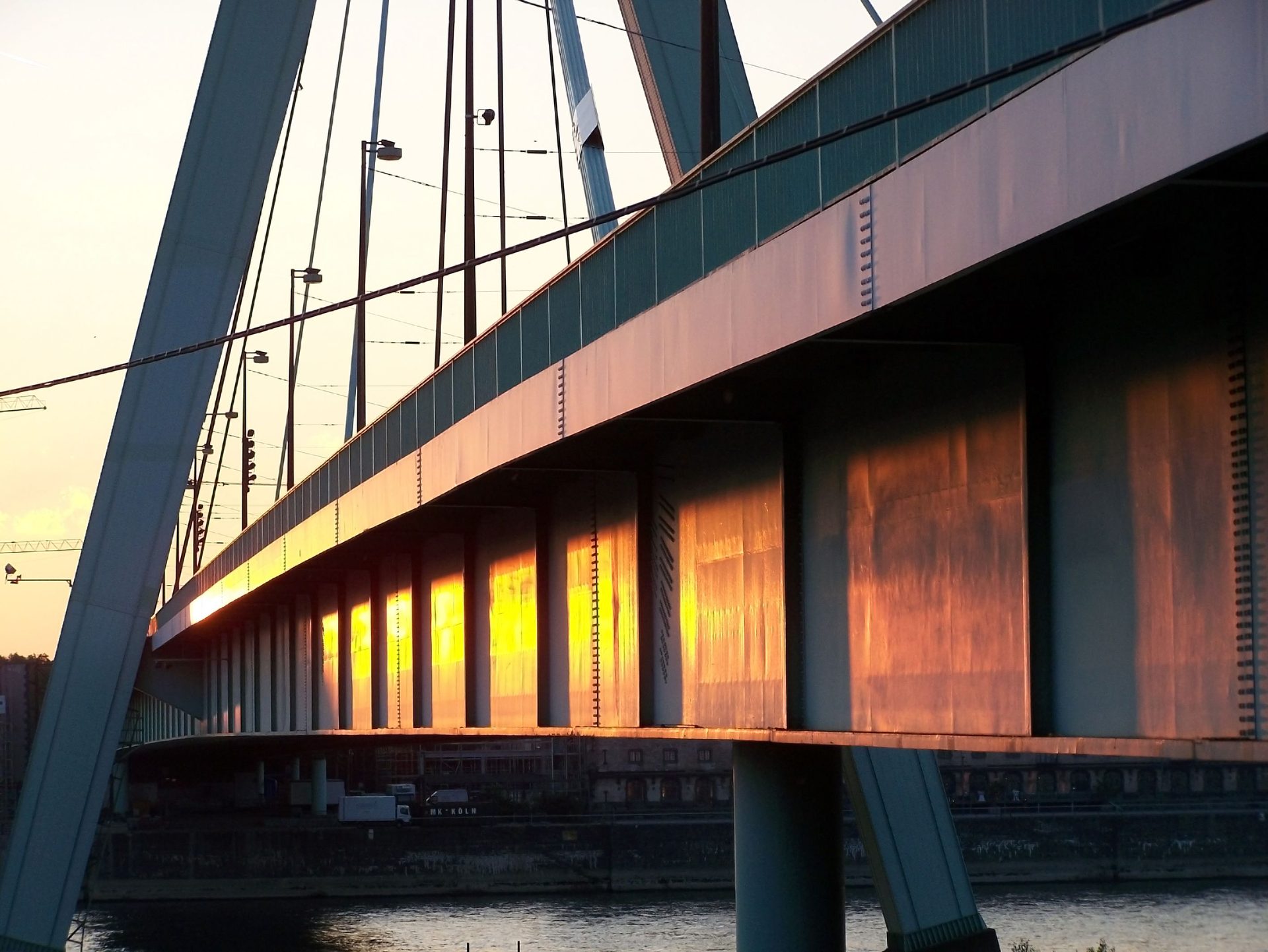 Steel bridge structure showing the scale and precision of real infrastructure.